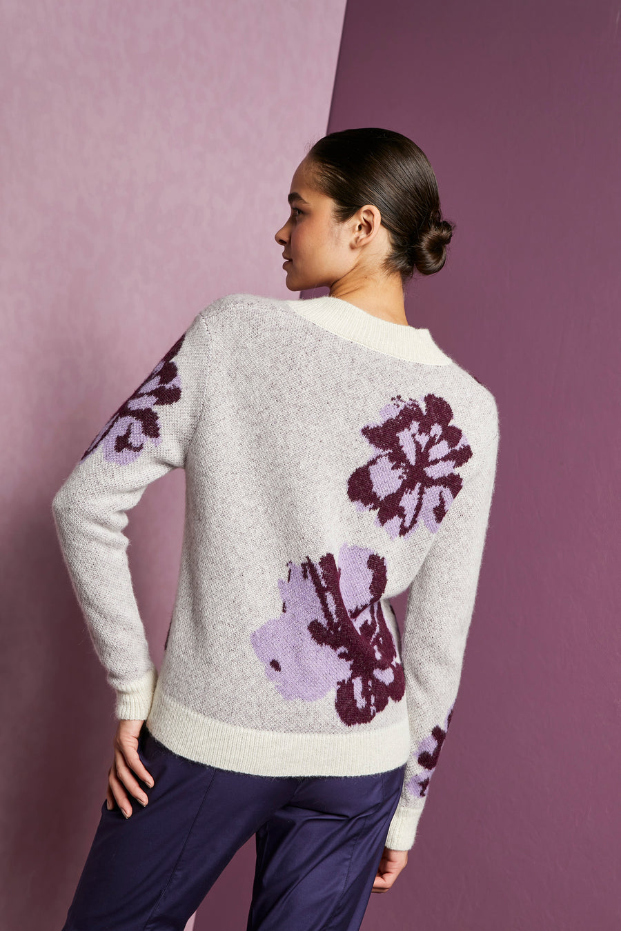 Ninfe Knit Cardigan | Flowers – Fasce Official