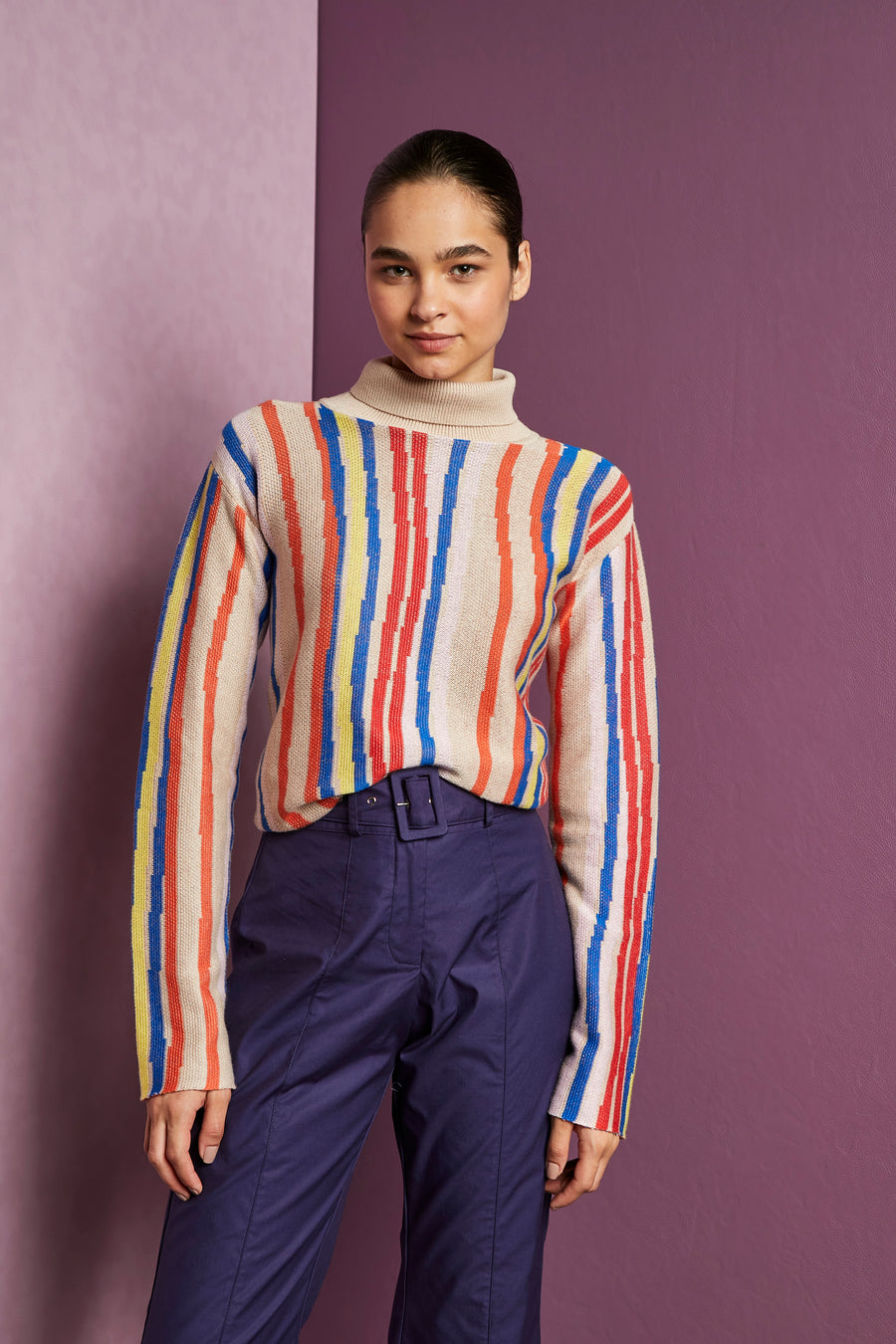 Jardin Knit Sweater | Rainbow